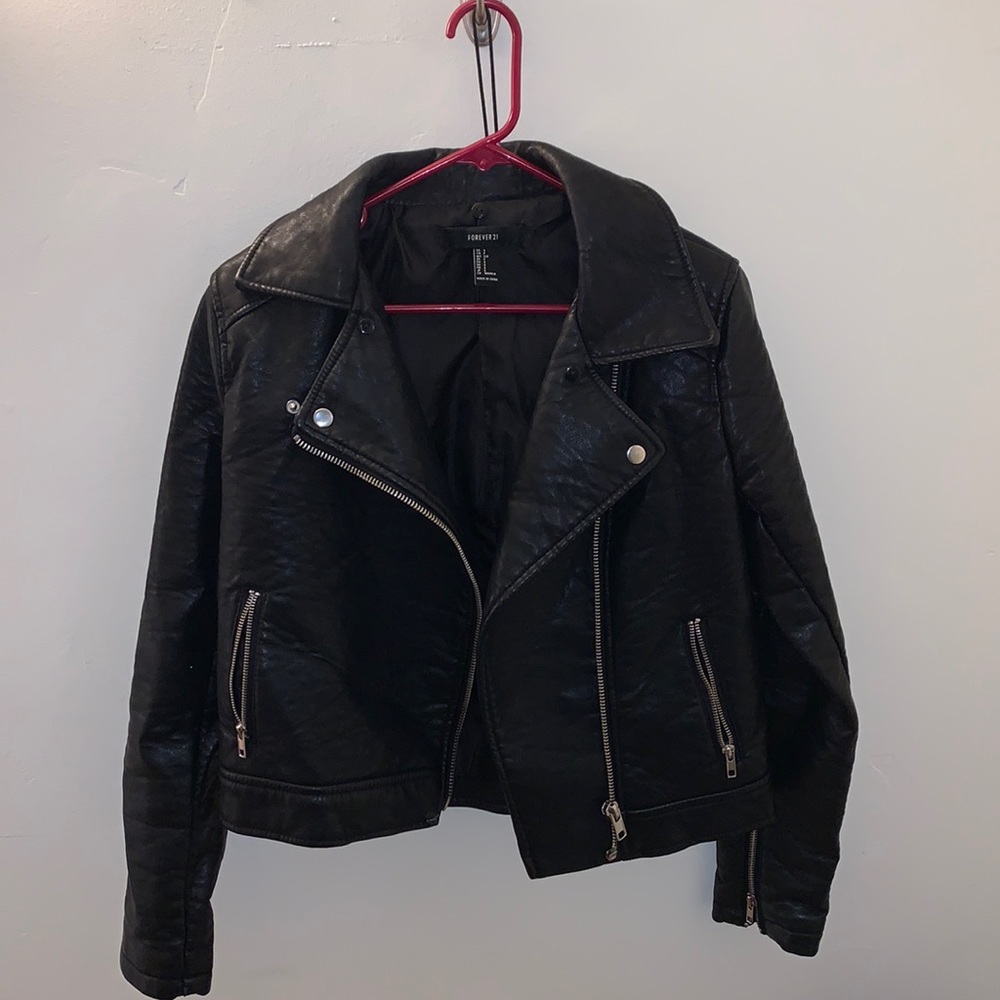 Faux Leather Jacket